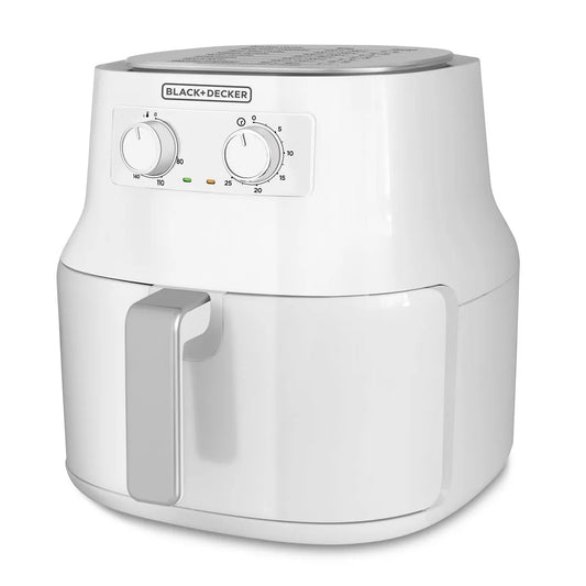 FREIDORA DE AIRE 4.5 LTS BLANCA ANALOGA BLACK AND DECKER