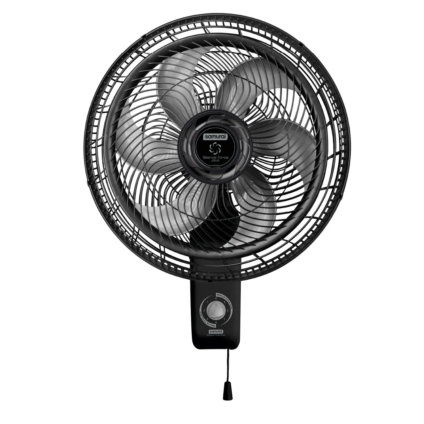 VENTILADOR SILENCE FORCE PLUS PARED NEGRO SAMURAI